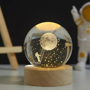 Lámpara De Mesa Astronauta-luna De Luz - Upperway™